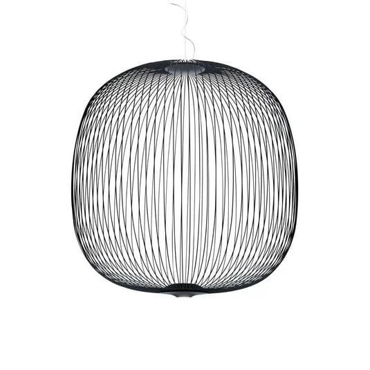 Spokes 2 Large LEDLámpara Colgante Regulable Grafito - Foscarini