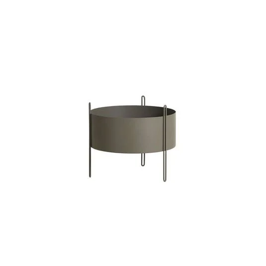 Pidestall Macetero Mediano Gris Pardo - Woud