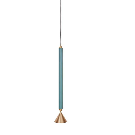 Apollo 59 Lámpara Colgante Deep Sea/Polished Brass - Pholc