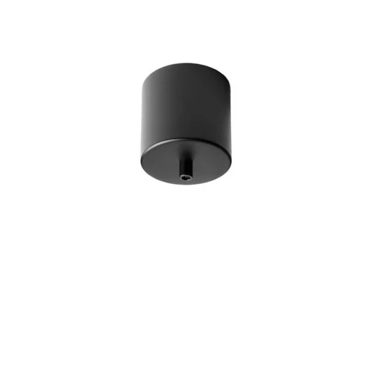 Baldaquín para techo, negro, Ø 9 cm – Nuura