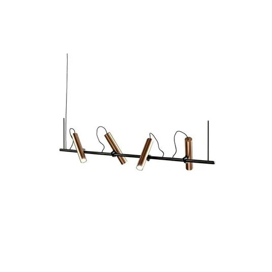 Lámpara colgante Spirit S1500, negro/bronce - LIGHT-POINT