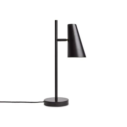 Cono Lámpara de sobremesa Negro - Woud