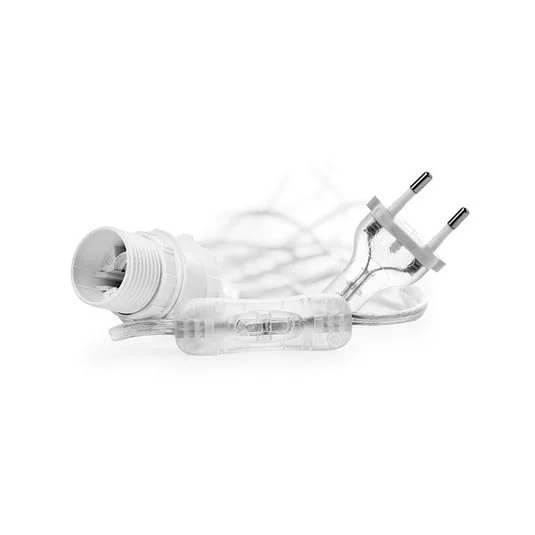 Cable para conexión en estrella de 5 m con conmutador, transparente - Watt &