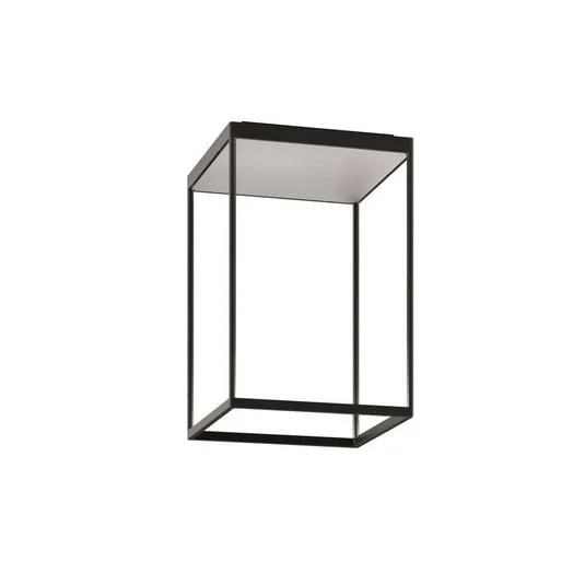 Plafón LED Reflex 2, negro/plata - Serien.lighting