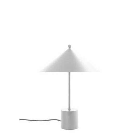 Lámpara de mesa Kasa, blanca, metal, E14 - OYOY Living Design