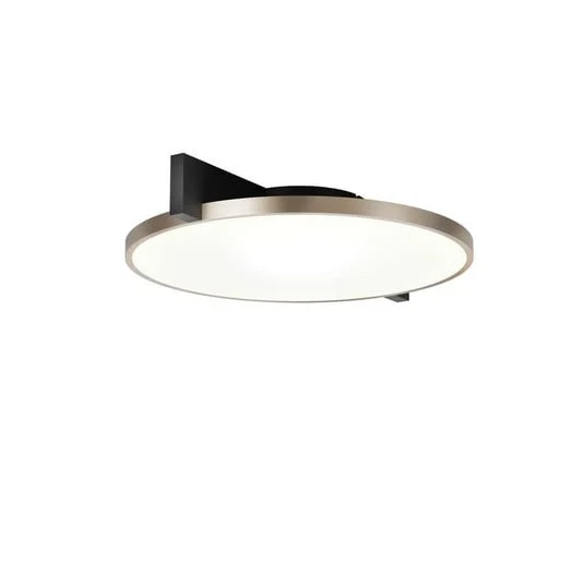 Plafón Inlay Round C2, negro/dorado - Light-Point