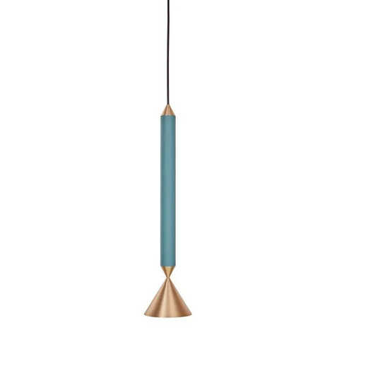 Apollo 39 Lámpara Colgante Deep Sea/Polished Brass - Pholc