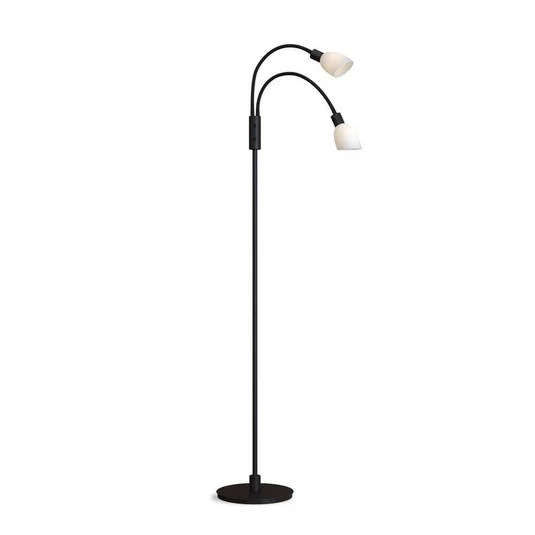Cut 2 Lámpara de Pie Black/Opal - Herstal