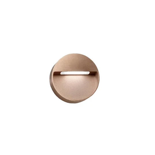 Aplique de pared Serious 2 IP54 2700K oro rosa - LIGHT-POINT