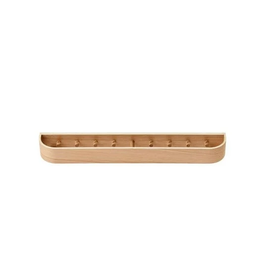 Soporte de pared Epoch, marrón claro, 79 cm, madera - Audo