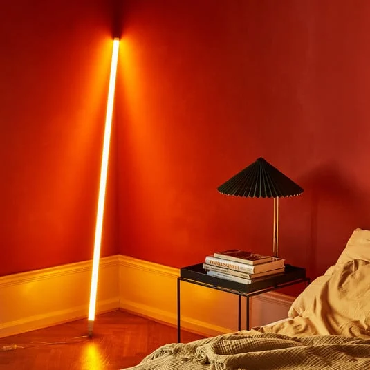 Bombilla tubular LED HAY Neon Tube, roja, PVC, longitud 1,5 m, con enchufe