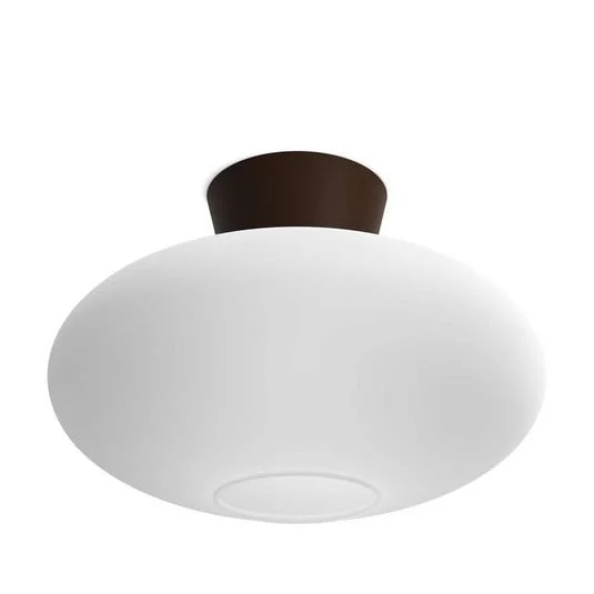 Bullo Lámpara de Techo XL Ø38 Oxid/Opal - Belid