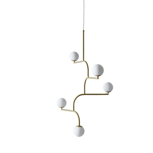 Mobil 100 Lámpara Colgante Brass/Opal - Pholc