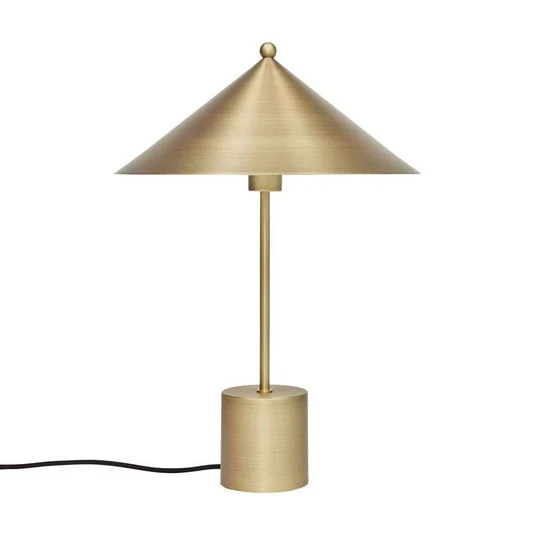Lámpara de mesa Kasa, color latón, metal, E14 - OYOY Living Design