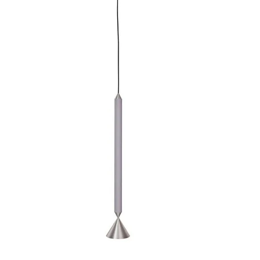 Apollo 59 Lámpara Colgante Light Grey/Polished Aluminium - Pholc