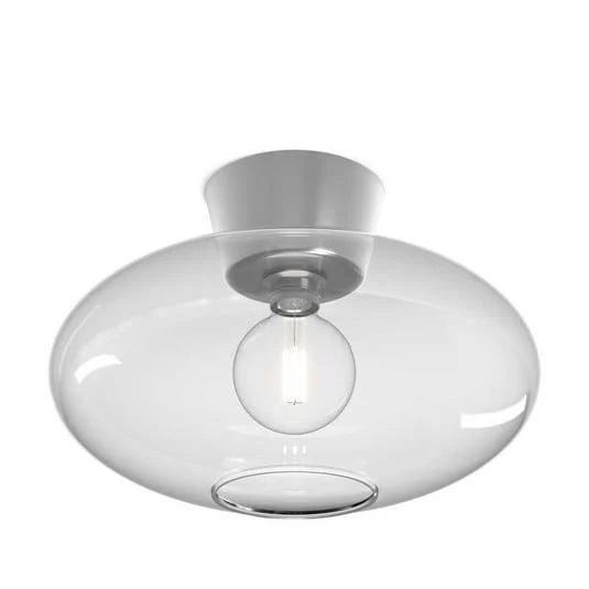 Bullo Lámpara de Techo XL Ø38 Aluminium/Clear - Belid