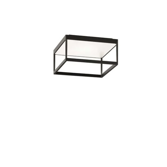 Plafón LED Reflex 2, negro/blanco - Serien.lighting