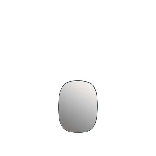 Framed Espejo Small Oscuro Green/Clear - Muuto