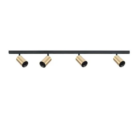 Kit de rieles Designline Tube PRO4, 1,9 m, latón - Antidark