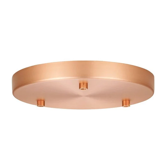 Roseta para 3 Lámparas Ø22 Copper - Halo Design