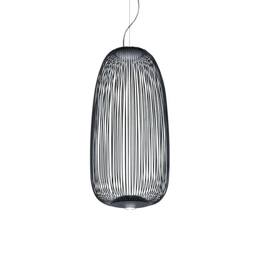 Spokes 1 LED Lámpara Colgante Regulable Grafito - Foscarini
