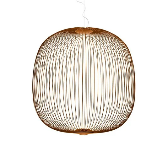 Spokes 2 Large LEDLámpara Colgante Regulable Cobre - Foscarini