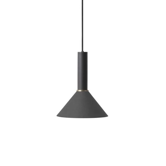 Collect Lámpara Colgante Cono High Negro - Ferm Living