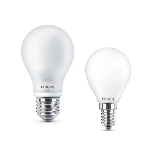 Bombilla LED 1x 806lm E27 + 1x 250lm E14 - Philips