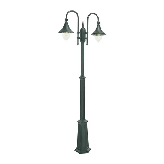 Florence 3 Lámpara Exterior tipo Farola Triple Negro - Norlys
