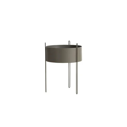 Pidestall Macetero Grande Gris Pardo - Woud