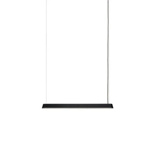 Linear Lámpara Colgante L87 Negro - Muuto