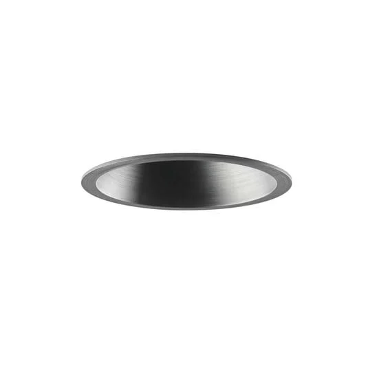 Foco empotrable Curve II, negro, Ø 9 cm, IP54 - LIGHT-POINT