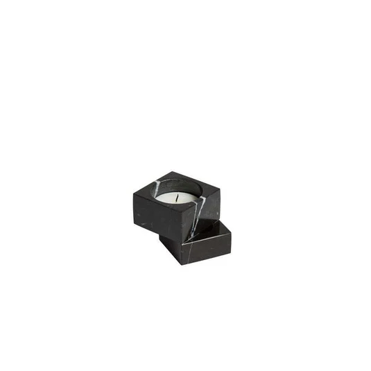 Jeu de dés 1 Portavelas Black Marble - Woud