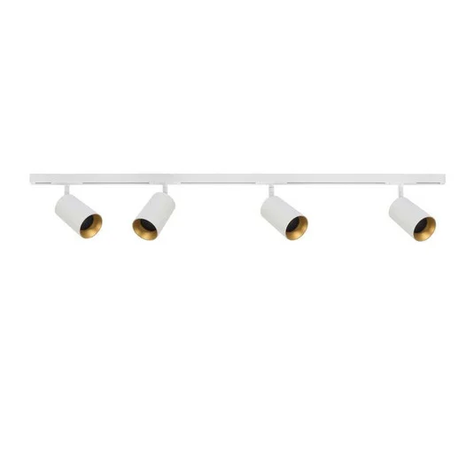 Juego de rieles Designline Tube Kit PRO de 4 unidades, 1,9 m, blanco - Antidark