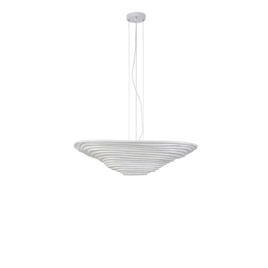 Lámpara colgante Nebulis M, 2 luces. Longitud: 82 cm, color blanco - Forestier