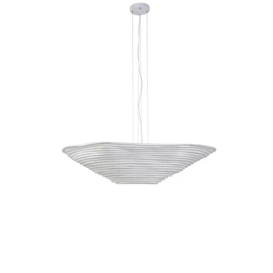 Lámpara colgante Nebulis L, 2 luces. Longitud: 100 cm, blanco - Forestier