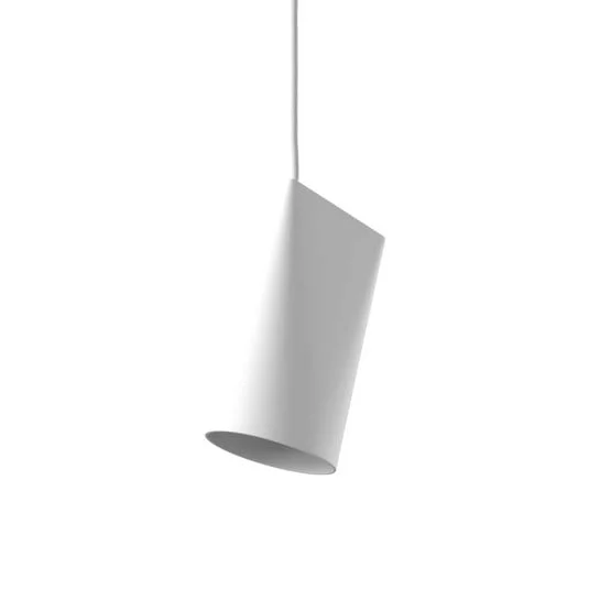 Ceramic Narrow Lámpara Colgante White - Moebe