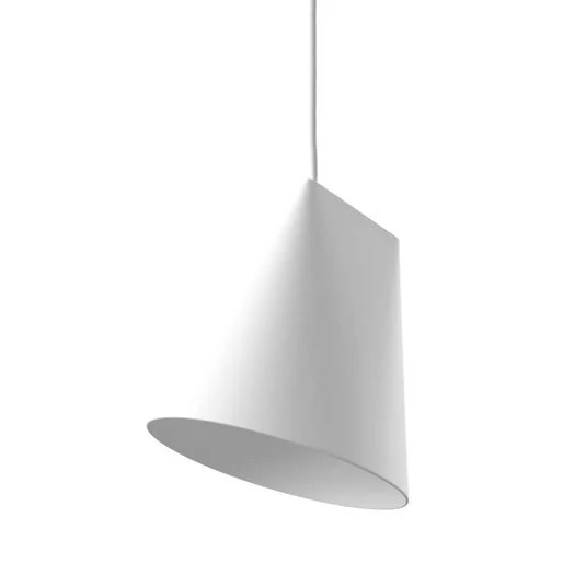 Ceramic Wide Lámpara Colgante White - Moebe