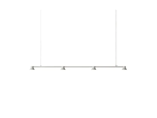 Lámpara colgante LED Linear, 167 cm, gris - Normann Copenhagen