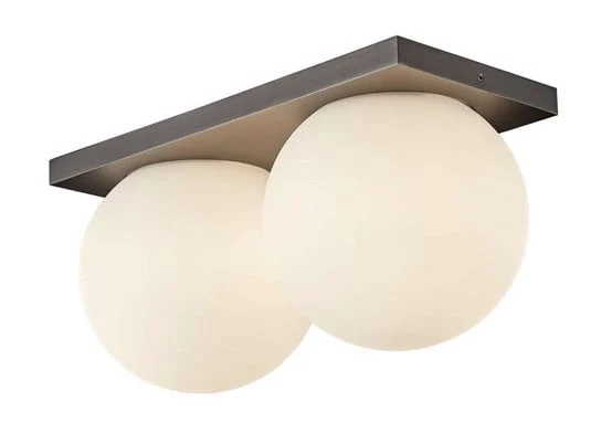 Lámpara LED de techo Palla Mini C290, atenuable, gris/blanco - Antidark