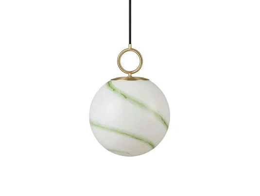 Stockholm Lámpara Colgante Ø25 Marble Green - Halo Design