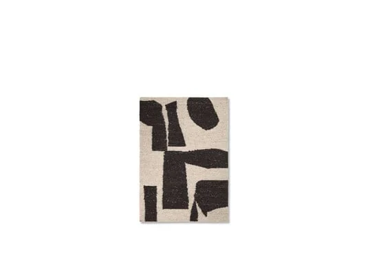 Piece Alfombra 140x200 Off-White/Coffee - Ferm Living