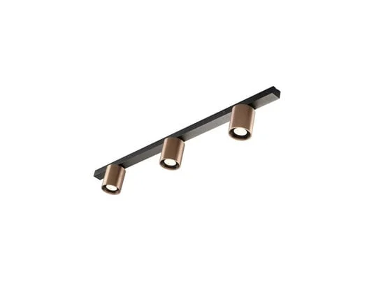 Lámpara LED de techo Focus Mini L70, bronce, 3 luces - LIGHT-POINT