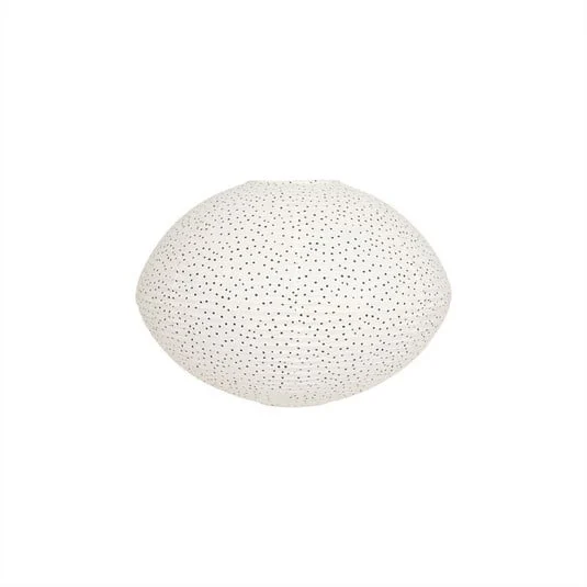 Pantalla de lámpara Moyo, blanca con lunares, Ø 31 cm - OYOY Living Design