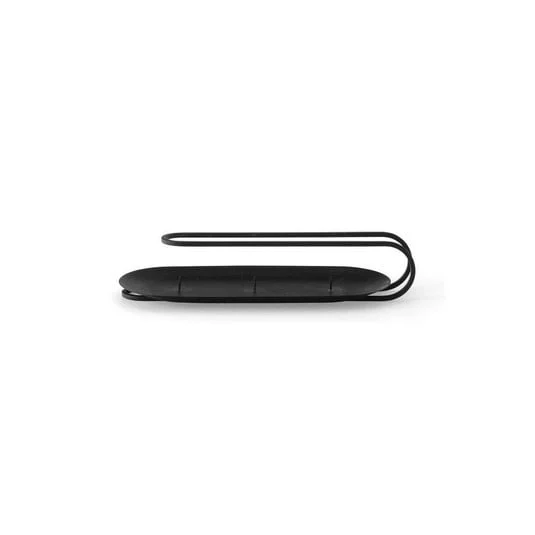 Portavelas de mesa Clip, 3 ranuras, negro - Audo