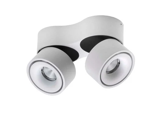 Lámpara LED de techo Easy Double W2100, blanca, 2 luces - Antidark