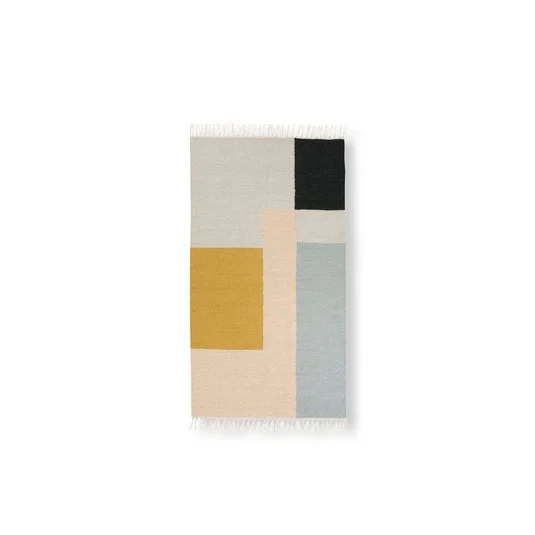 Kelim Alfombra Small Squares - Ferm Living