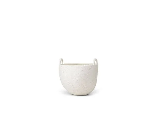 Speckle Maceta Small Off-White - Ferm Living