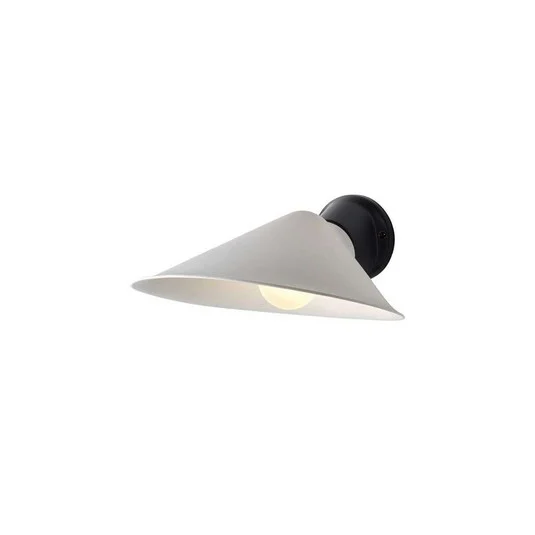 Plume SW Aplique de Pared Black/Porcelain - DCW