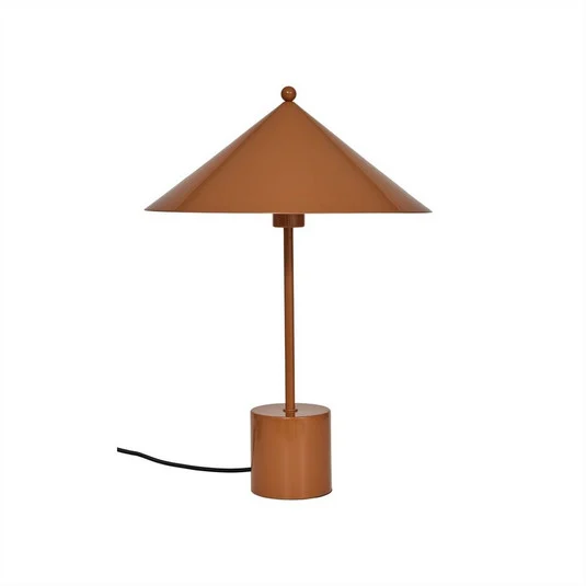 Lámpara de mesa Kasa, color caramelo, metal, E14 - OYOY Living Design